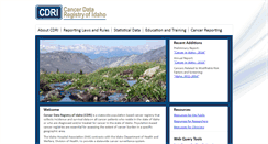 Desktop Screenshot of idcancer.org